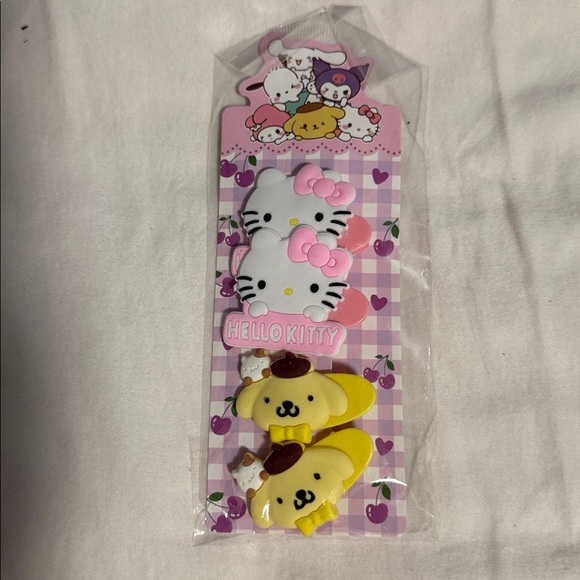 Hello Kitty New 2 Pk Coin Pouch Set and Hair Barrett’s! FREE Blind Box Figureine - Picture 2 of 4